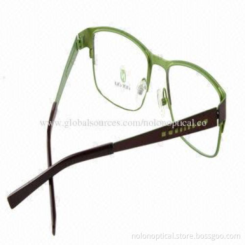 Two tones stainless steel optical frames for men